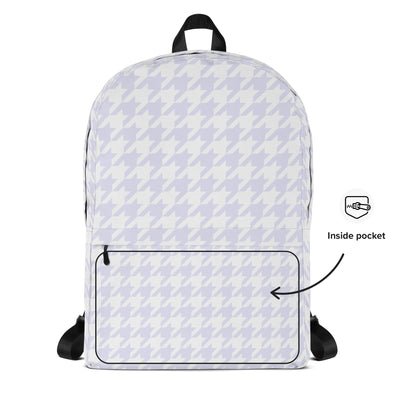 Purple Rain Houndstooth Backpack