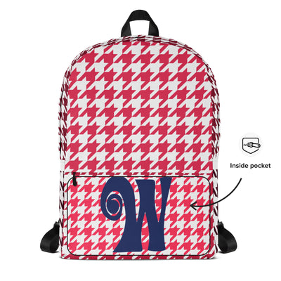 Strawberry Daiquiri Houndstooth Backpack