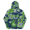 SOUR BLUE COMIC WAAY HOODIE