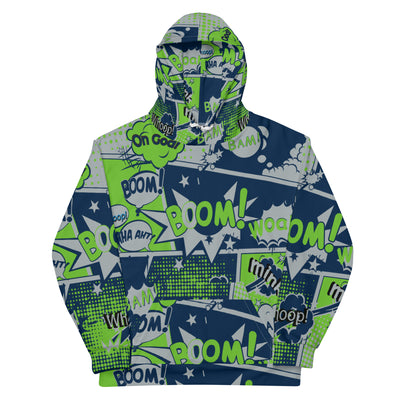 SOUR BLUE COMIC WAAY HOODIE