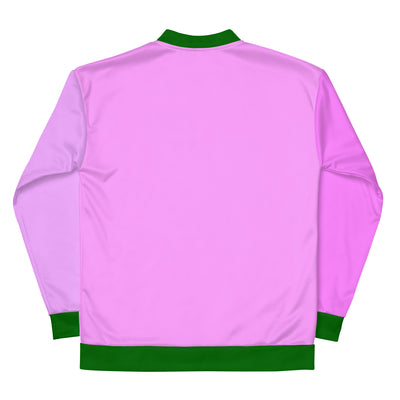 Pink Pga Color Block Bomber Jacket