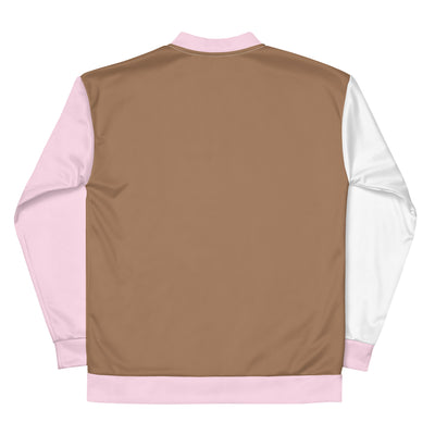 Cone Color Block Bomber Jacket