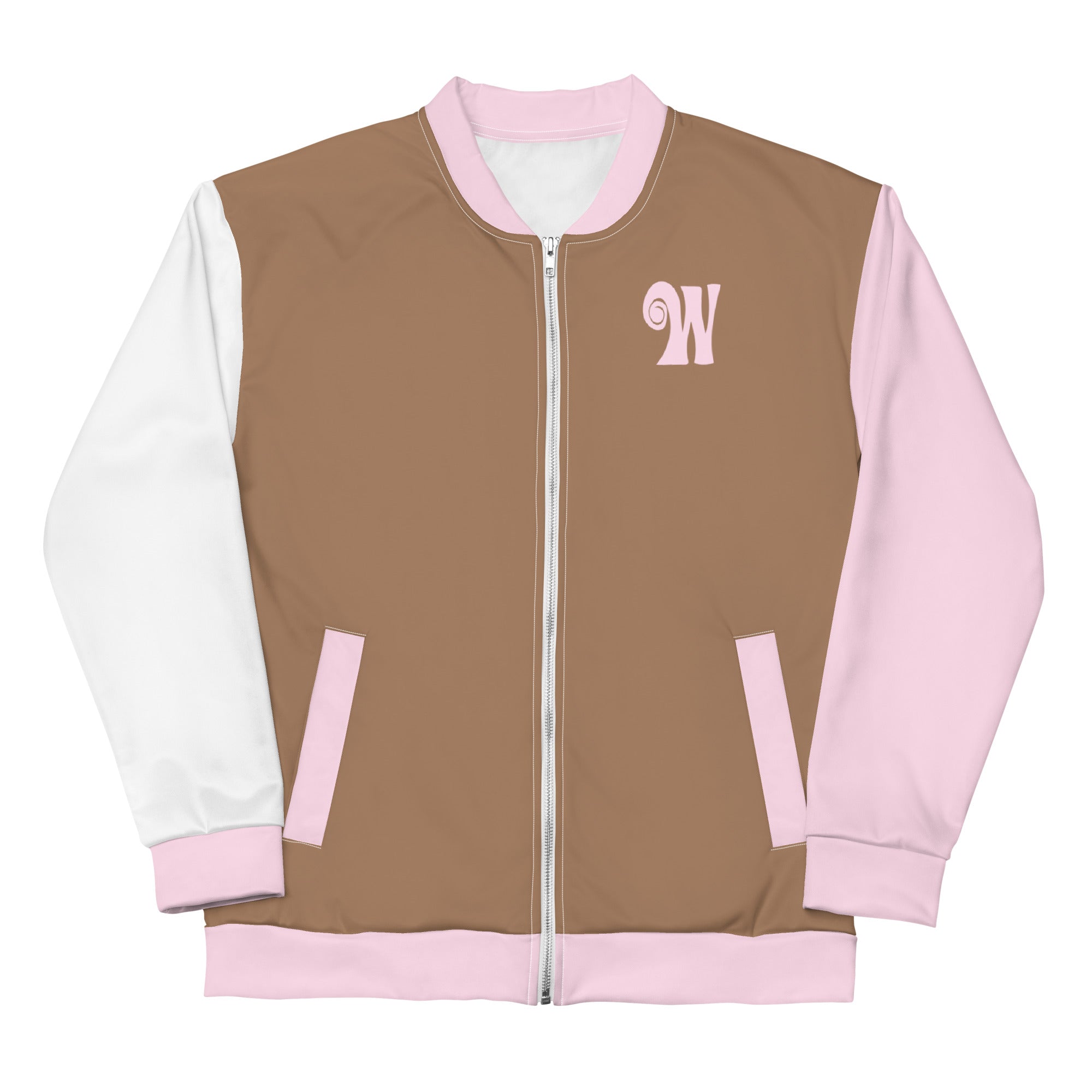 Cone Color Block Bomber Jacket