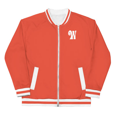 Flight School Solid Color Bomber Jacket