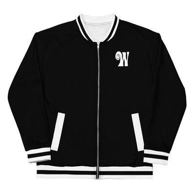 Oreo Solid Color Bomber Jacket