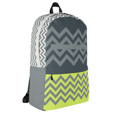 Smoke Color Block Backpack