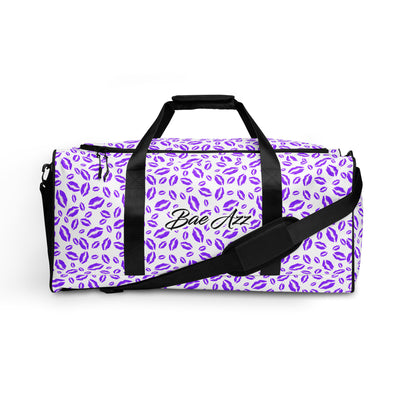 Bae Azz Signature Kissy Duffle Bag Purple