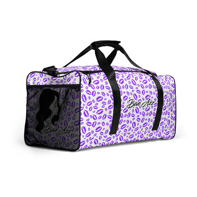 Bae Azz Signature Kissy Duffle Bag Purple