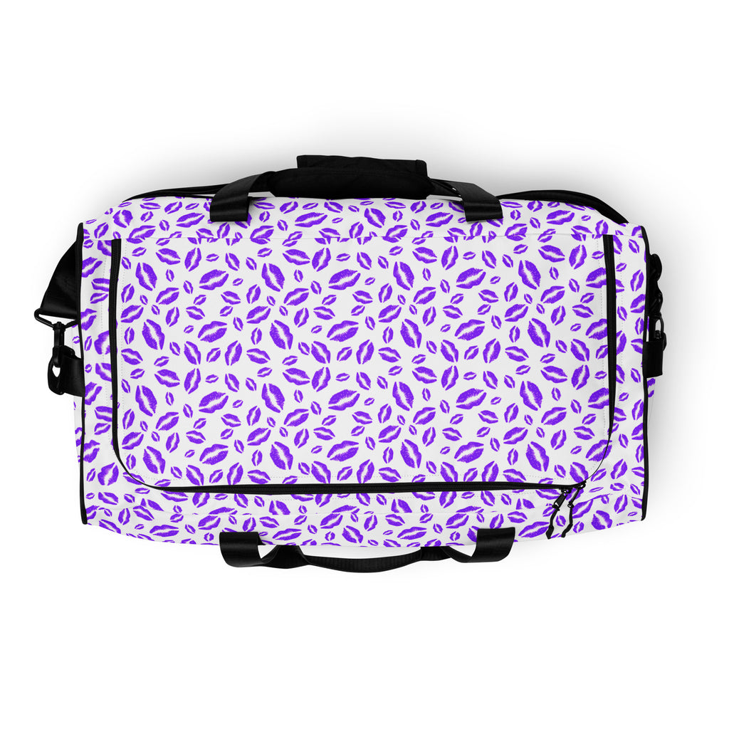 Bae Azz Signature Kissy Duffle Bag Purple