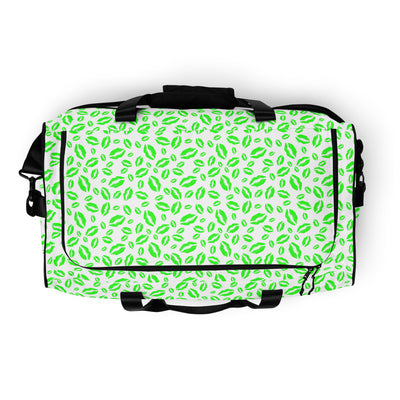 Bae Azz Signature Kissy Duffle Bag Slime