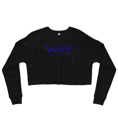 Waay Bluberry Crop Sweatshirt