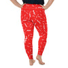 Zaag Waay Curve Leggings (red)