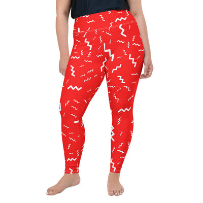 Zaag Waay Curve Leggings (red)