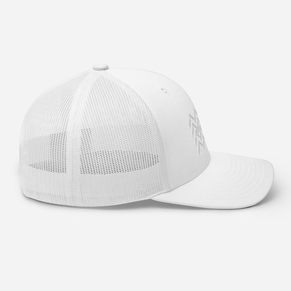 White Out Waay Trucker Cap