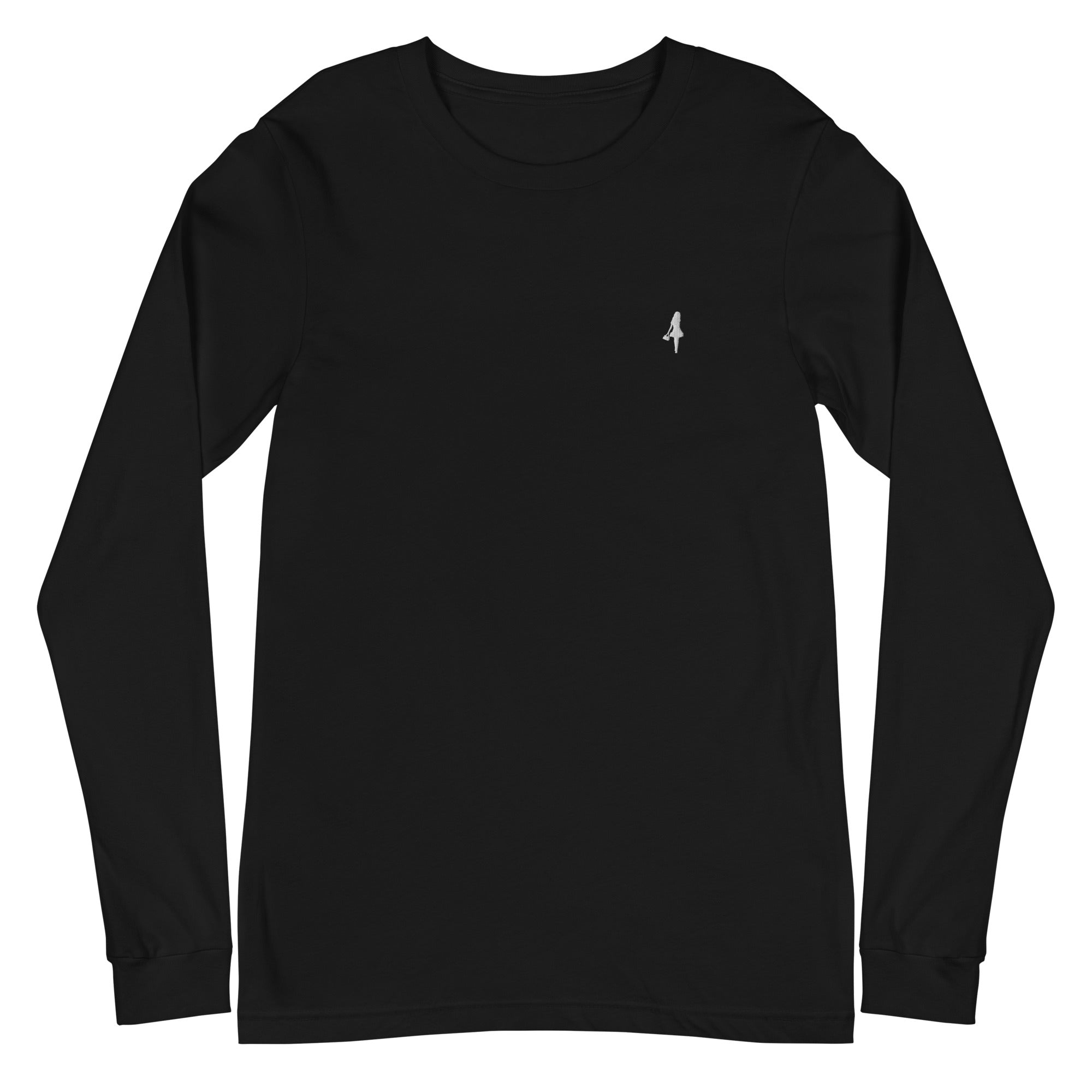 The Aira Collection Embroidered Logo Long Sleeve Tee