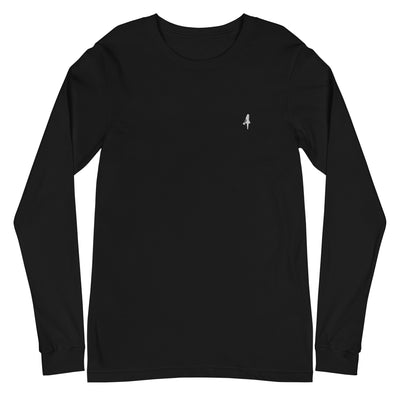 The Aira Collection Embroidered Logo Long Sleeve Tee