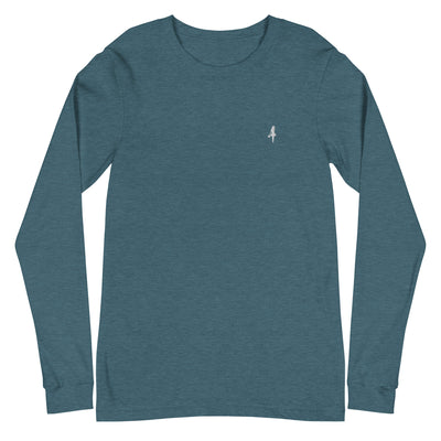 The Aira Collection Embroidered Logo Long Sleeve Tee