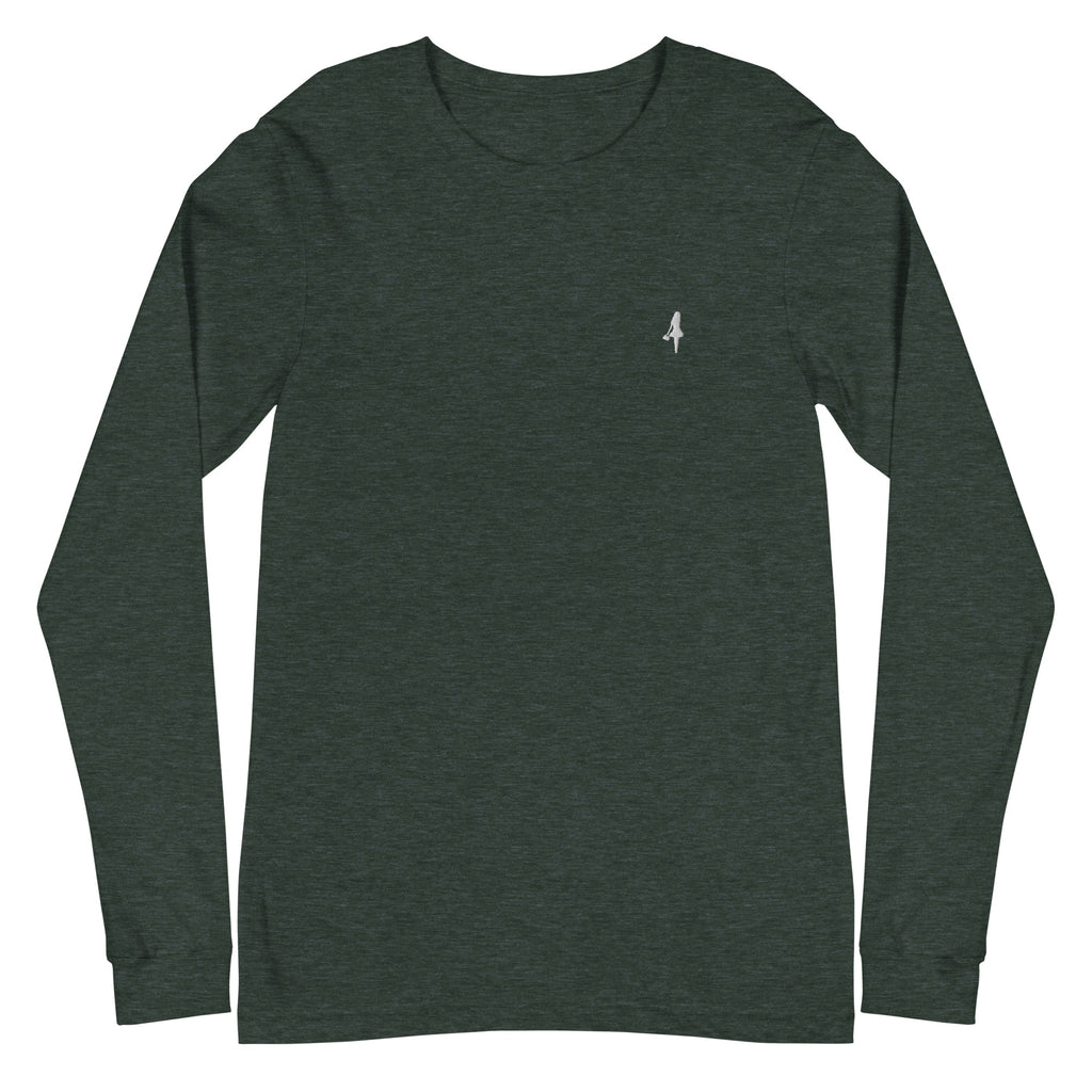 The Aira Collection Embroidered Logo Long Sleeve Tee