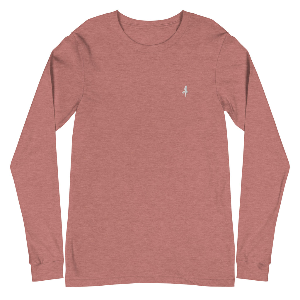 The Aira Collection Embroidered Logo Long Sleeve Tee