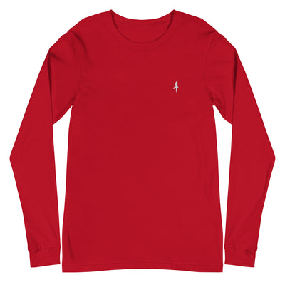 The Aira Collection Embroidered Logo Long Sleeve Tee