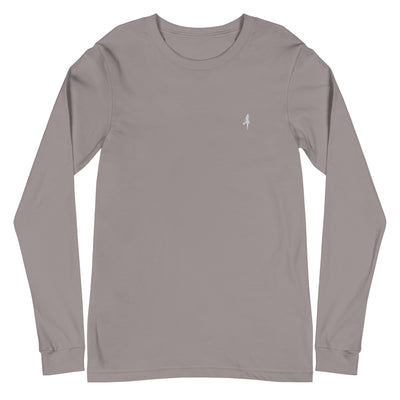 The Aira Collection Embroidered Logo Long Sleeve Tee