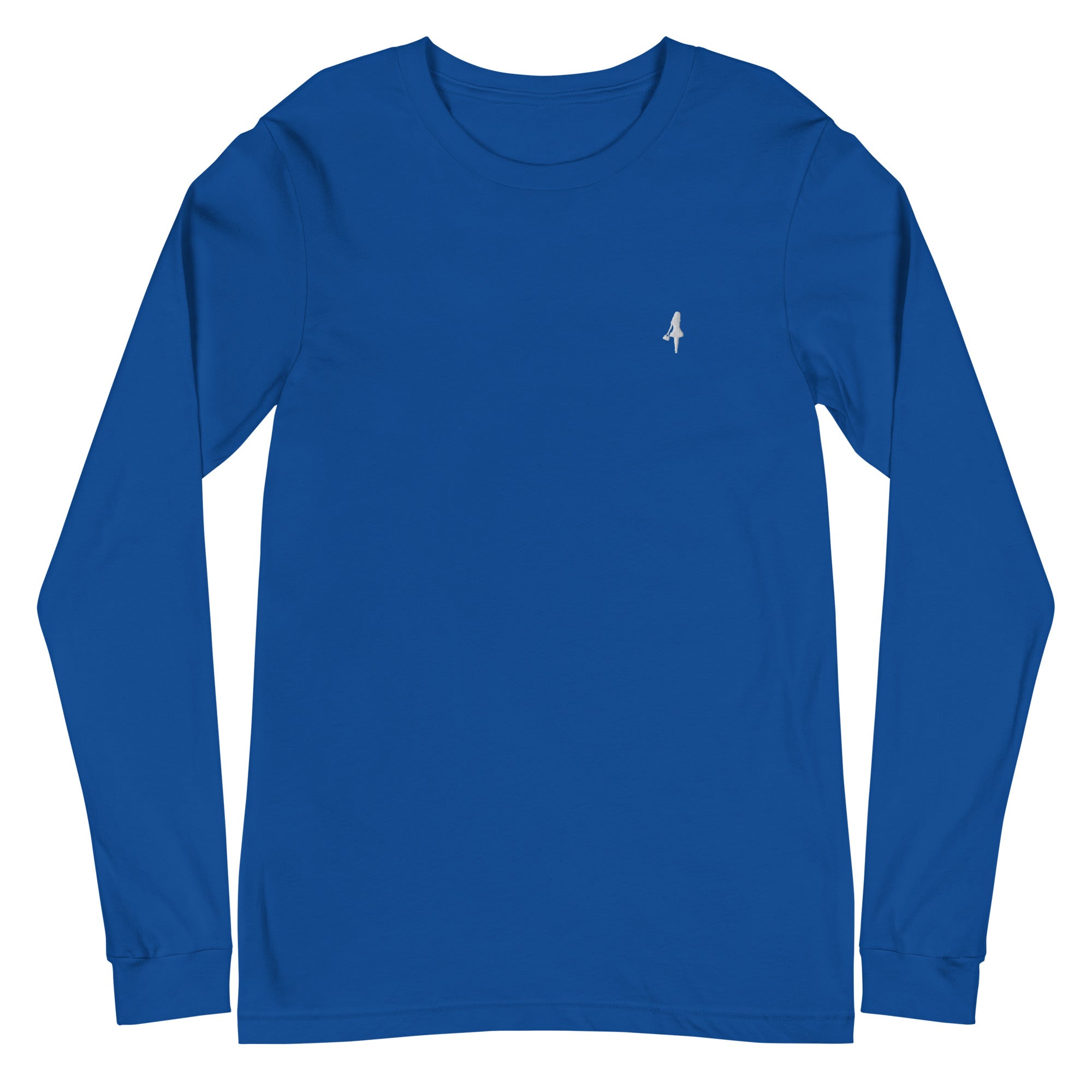 The Aira Collection Embroidered Logo Long Sleeve Tee