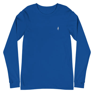 The Aira Collection Embroidered Logo Long Sleeve Tee